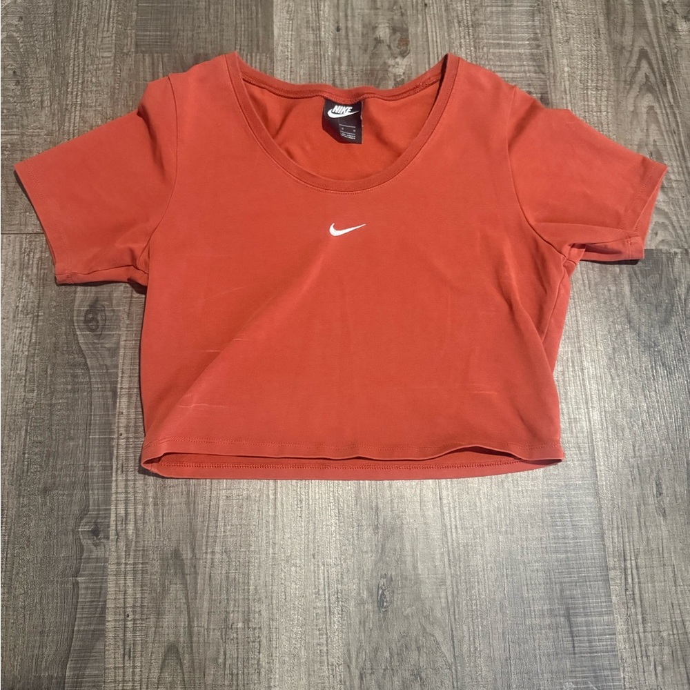 Nike Women's Vibrant Orange Crop Top